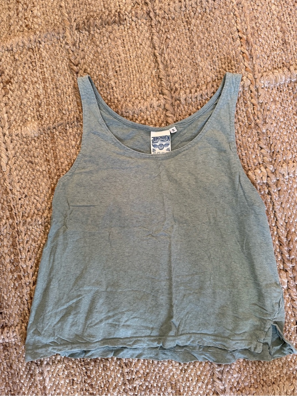 Jungmaven Clothing Women’s Sage Green Scoop Neck Tank